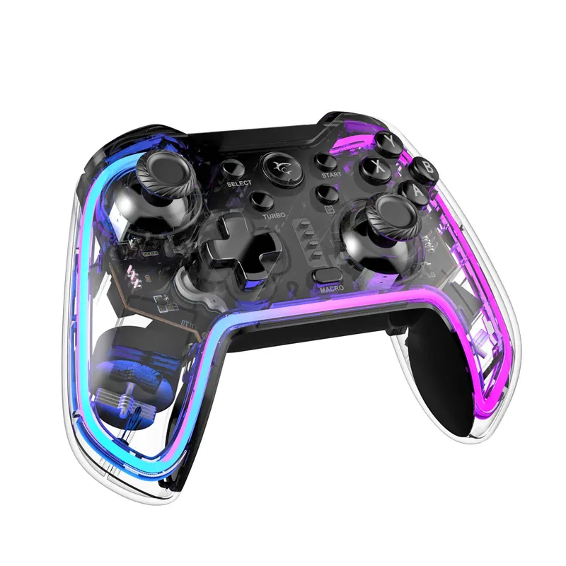 White Shark PRAETORIAN BT RGB Gamepad Klar/Svart - 9450681