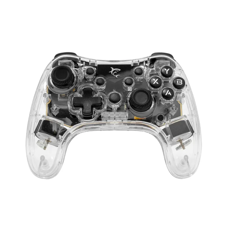 White Shark LEGION BT RGB Gamepad Klar/Svart - 9383759