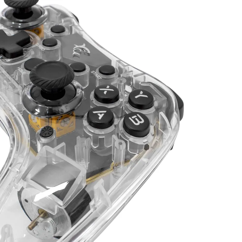 White Shark LEGION BT RGB Gamepad Klar/Svart - 9383759
