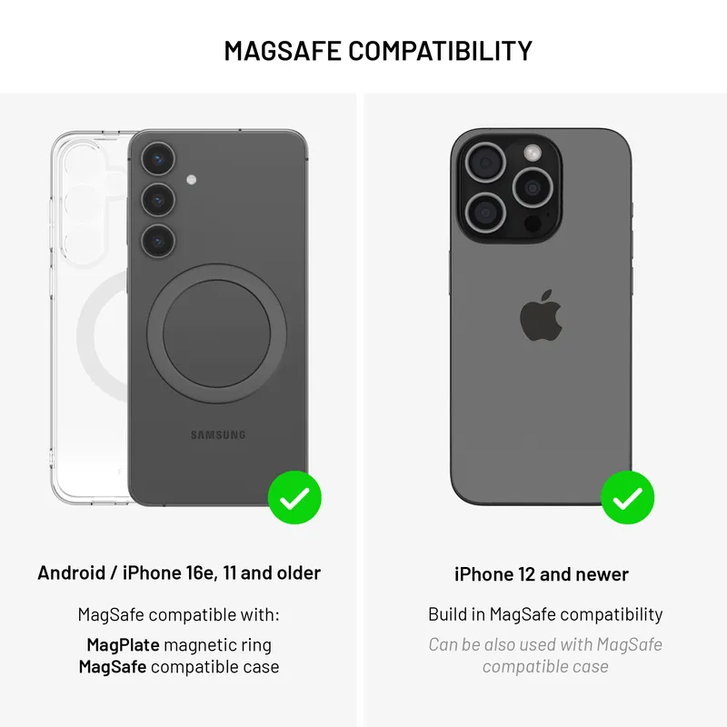 FIXED MagPad 15W Trådlös laddare/stativfunktion Svart - 8015727