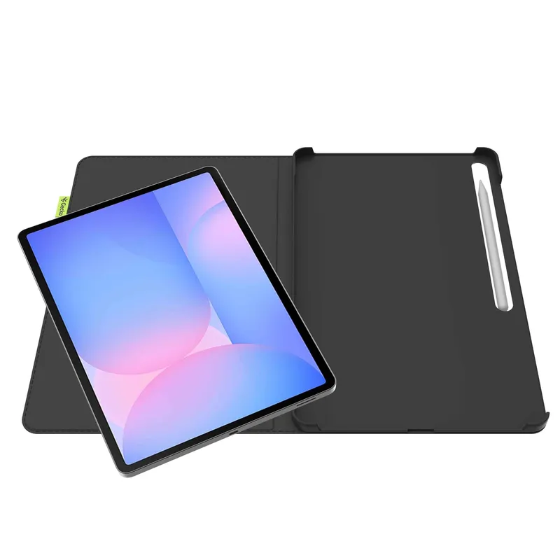 Gecko Kaktus Folio Fodral Samsung Galaxy Tab S10 FE+ Svart - 3537035