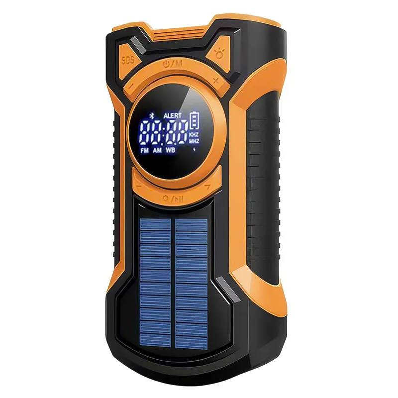 Just in Case 5000 mAh nödradio med solcell svart/orange - 7877412
