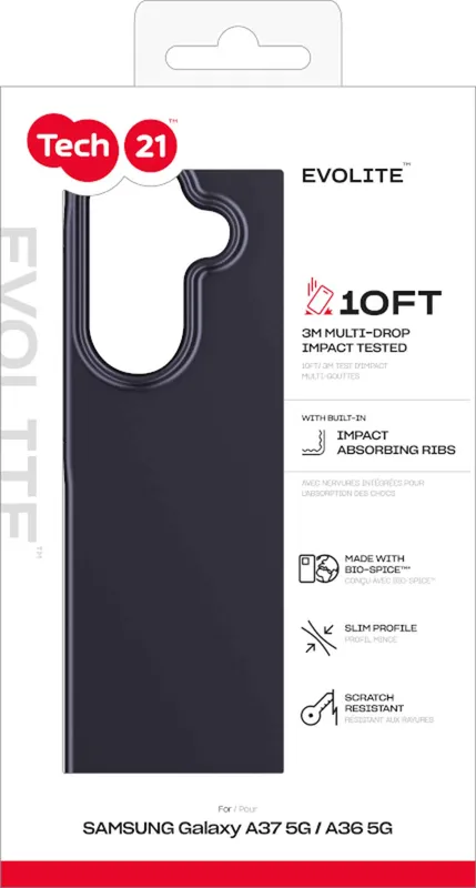 Tech21 Evo Lite Samsung Galaxy A37/A36 5G Svart - 5961019