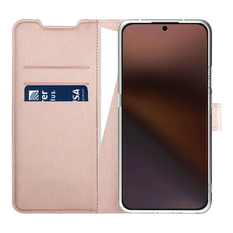 X2O Classic Wallet Plånboksfodral Honor 400 Smart Rose Gold - 3410153