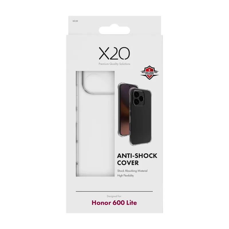 X2O Anti-Shock Skal Honor 600 Lite Transparent - 3410159