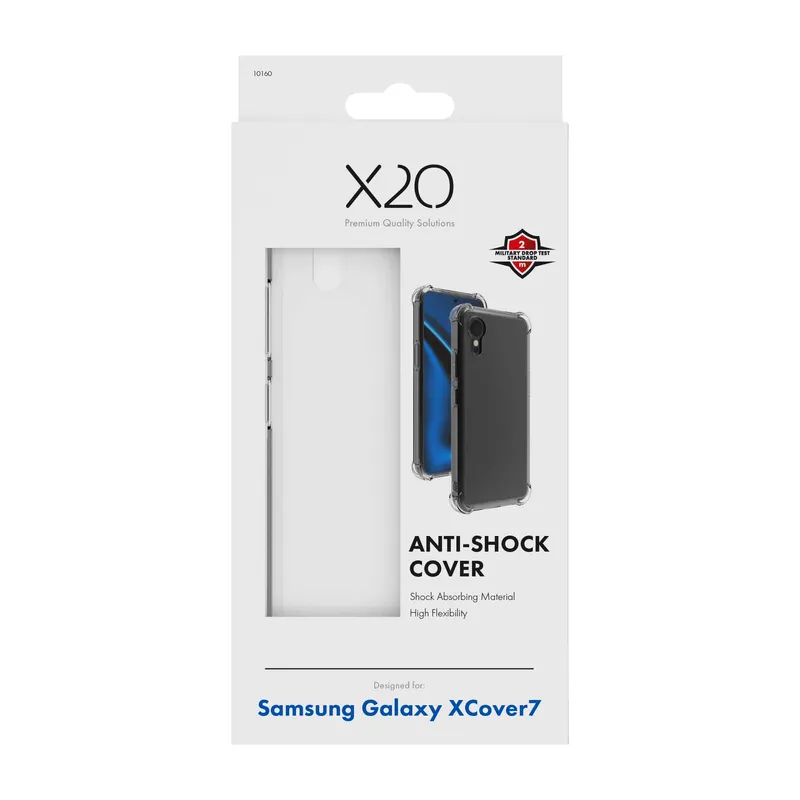 X2O Anti-Shock Skal Samsung Galaxy XCover 7 Transparent - 3410160