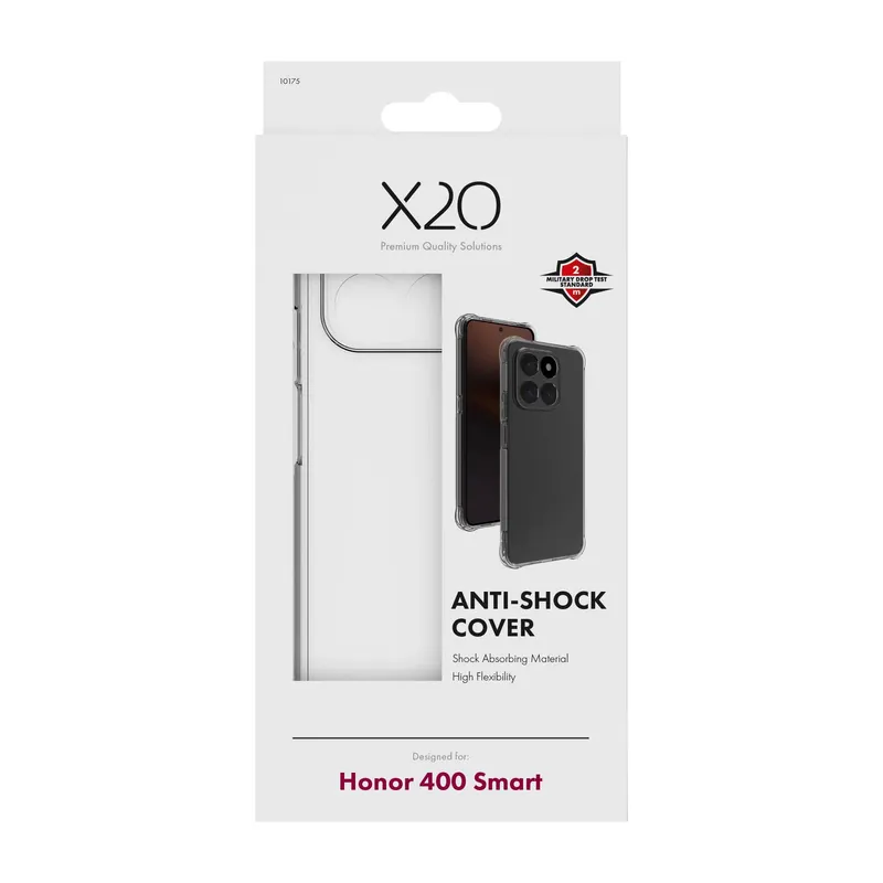 X2O Anti-Shock Skal Honor 400 Smart Transparent - 3410175