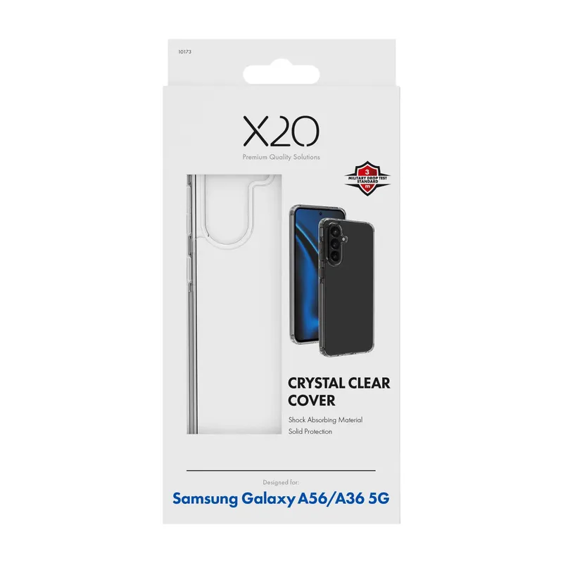 X2O Crystal Clear Skal Samsung Galaxy A56/A36 Transparent - 3410173