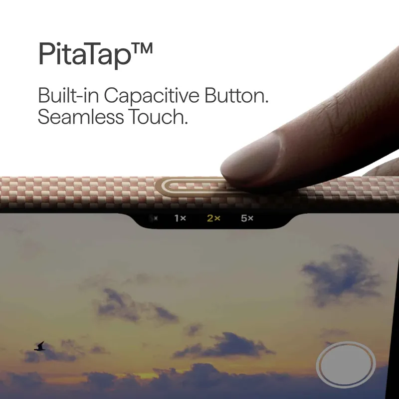 Pitaka Edge MagSafe Fodral Apple iPhone 17 Pro Max Golden Glint - 5436807