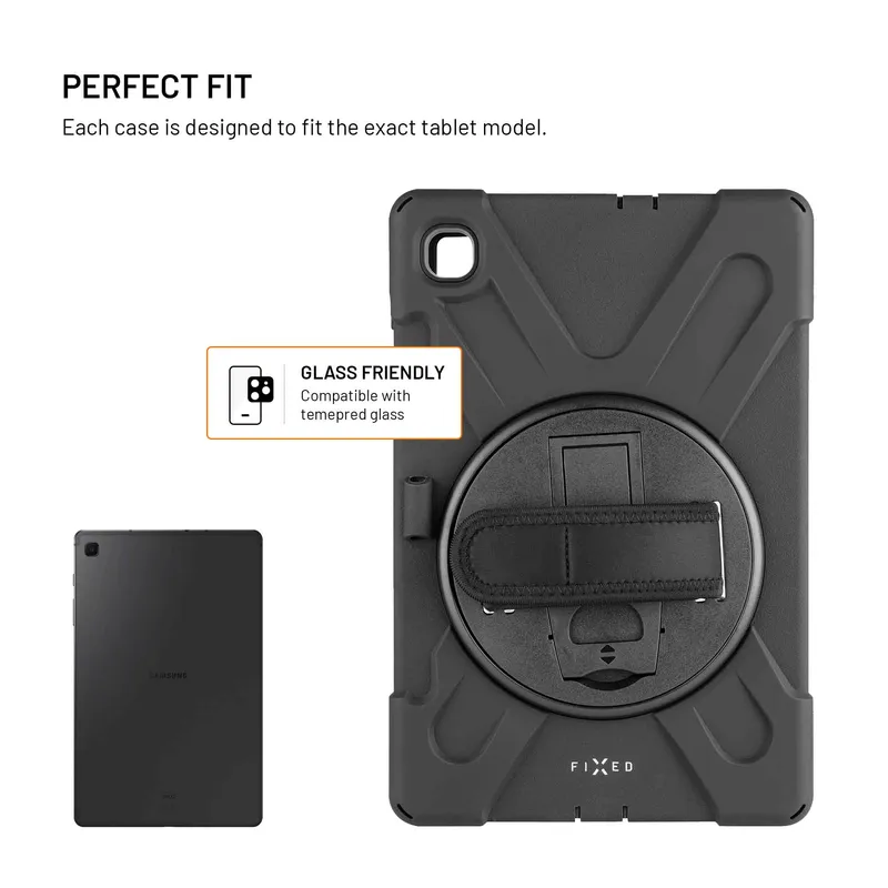 FIXED Rugged Tablet Fodral Samsung Galaxy Tab S6 Lite Svart - 8018507