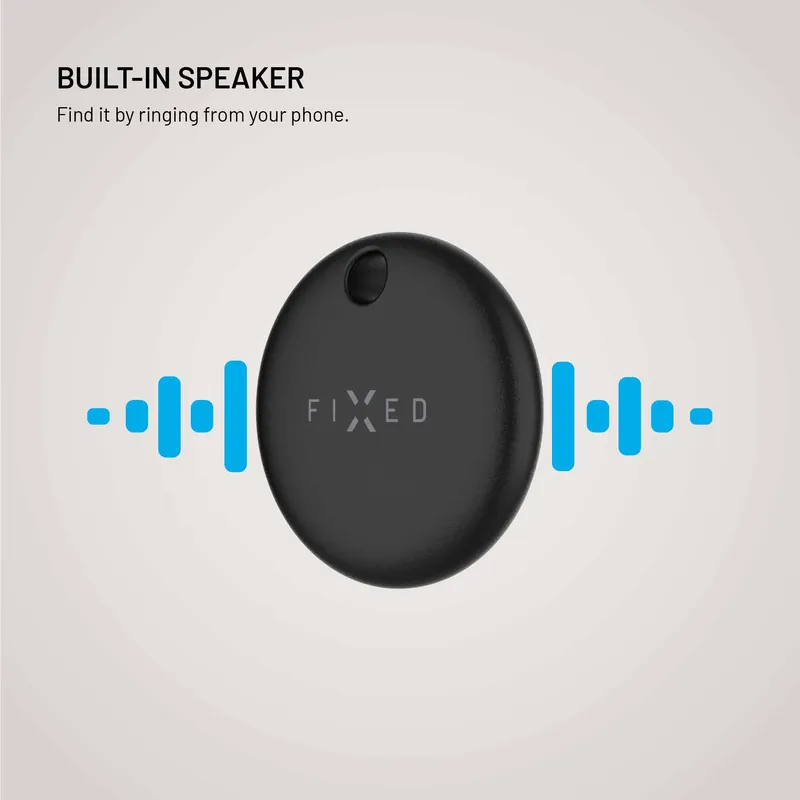 FIXED TAG Dual Tracker lokaliserare för Apple och Android Black - 8018829