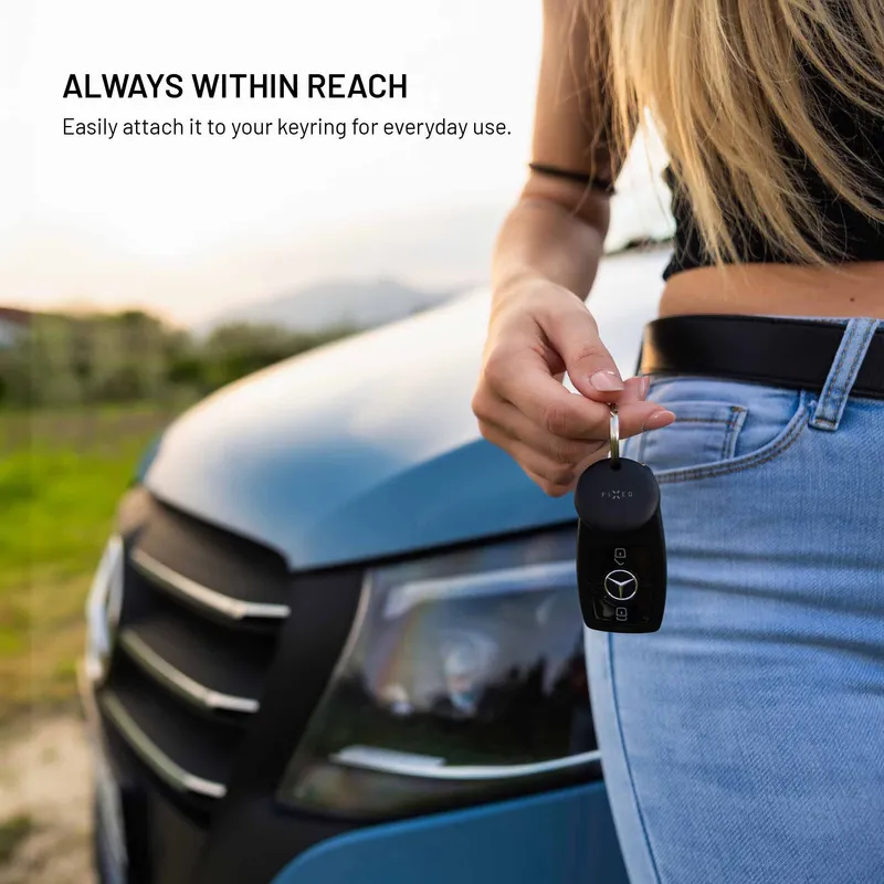 FIXED TAG Dual Tracker lokaliserare för Apple och Android Black - 8018829