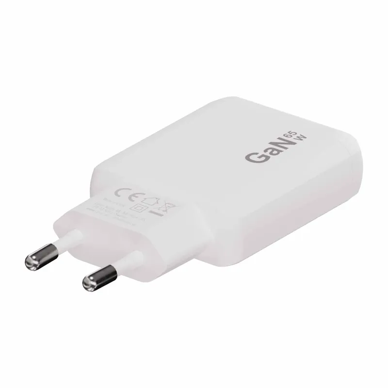 X2O 65W Dual SLIM hemmaladdarset USB-C/C GaN 1.5m vit - 3401057