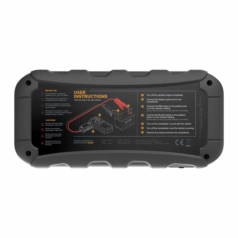 Xtorm Jumpstarter 2000A Svart - 9510313