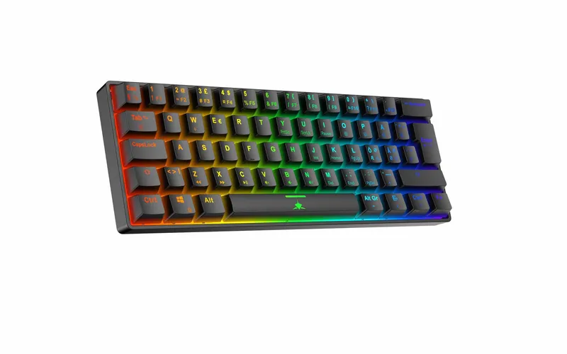 White Shark SHINOBI-2 Trådbundet  Mekaniskt Speltangentbord 60% Svart - 9590075