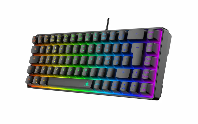 White Shark RONIN Trådbundet Membran Speltangentbord 65% Svart - 9590077
