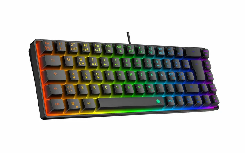 White Shark RONIN Trådbundet Membran Speltangentbord 65% Svart - 9590077