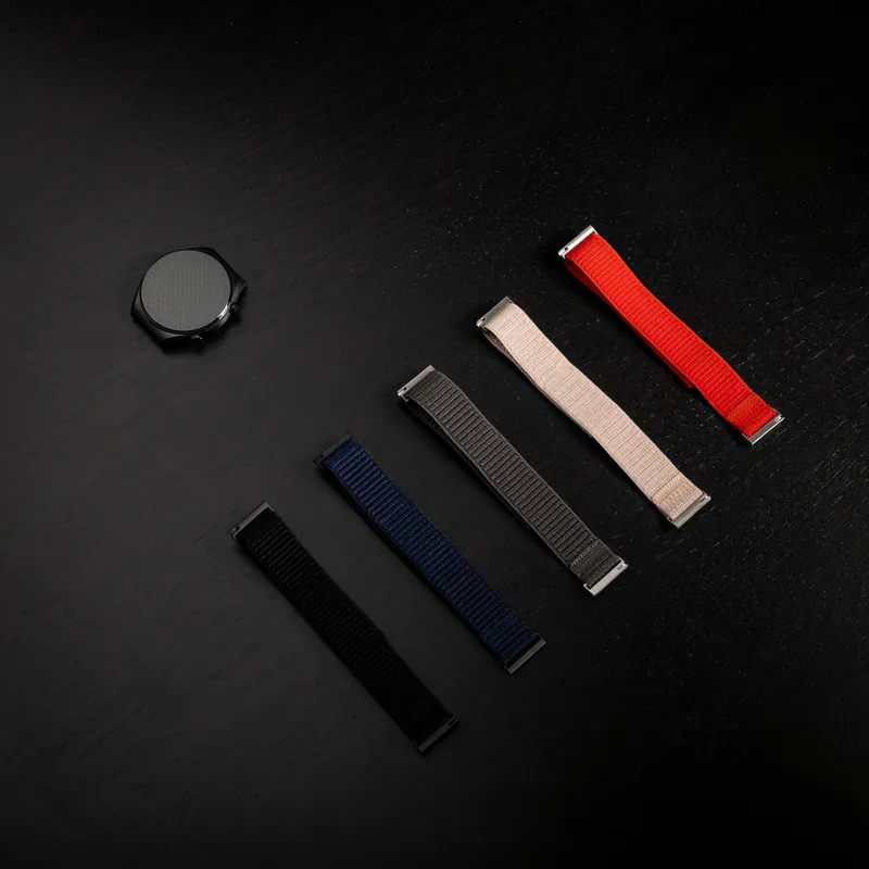 FIXED Nylonrem för Smartwatch Universal 18 mm Svart - 8019177