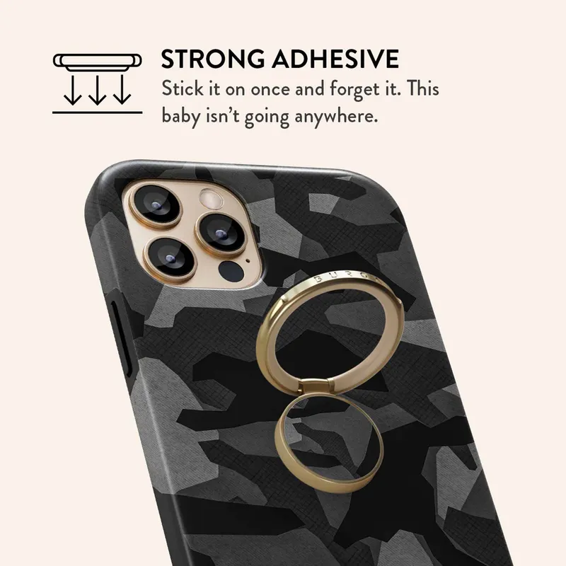 Burga Night Black Camo - Universal Ringhållare Guld - 2809800