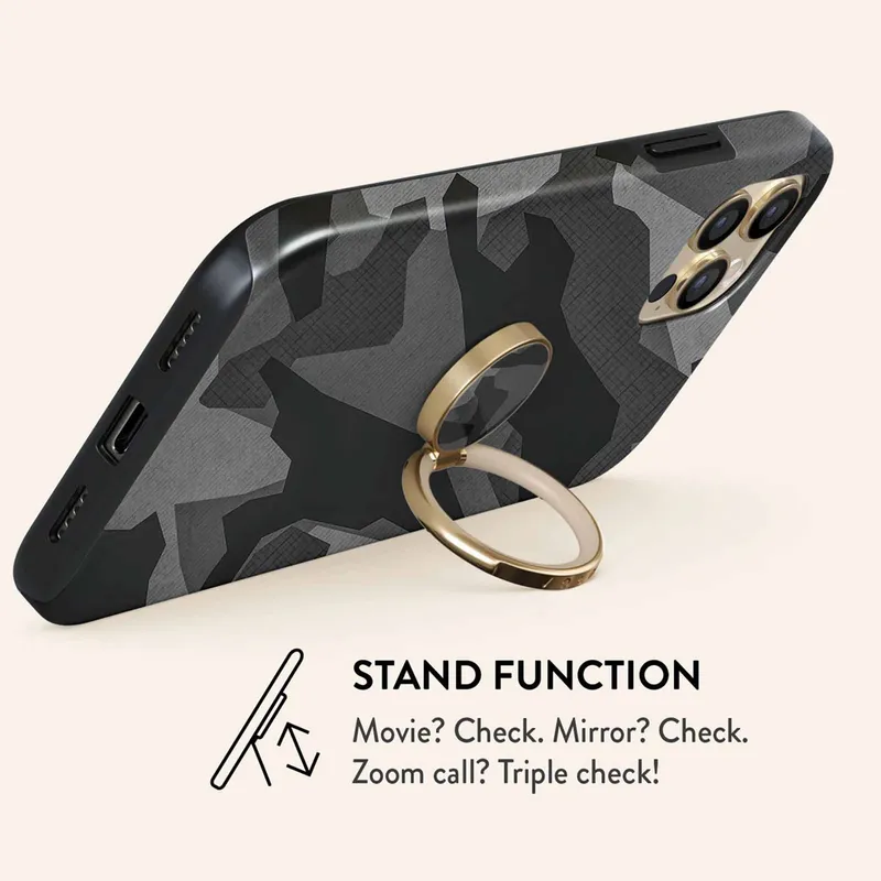 Burga Night Black Camo - Universal Ringhållare Guld - 2809800