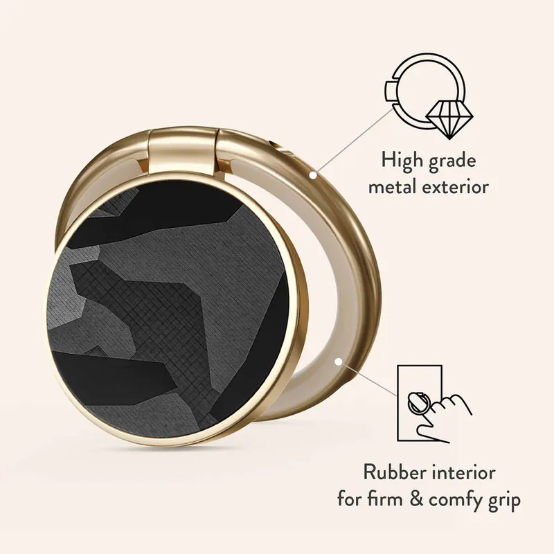 Burga Night Black Camo - Universal Ringhållare Guld - 2809800