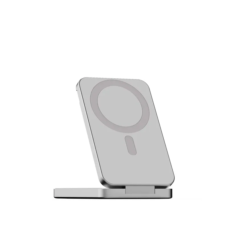 LINQ 3-i-1 magnetisk trådlös powerbank och stativ 8000 mAh ALU - 9510041