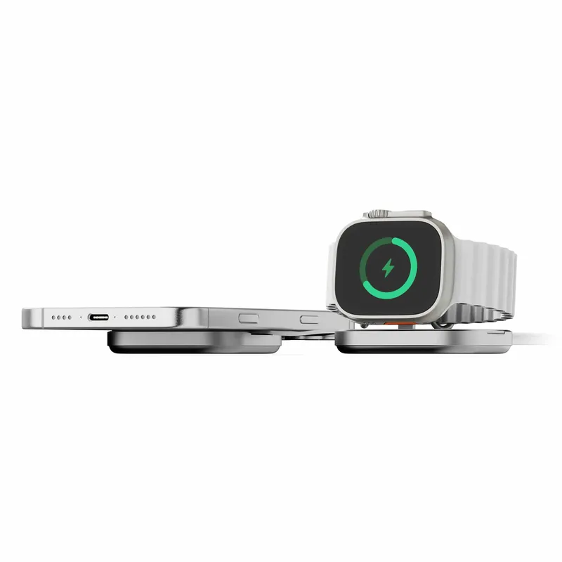 LINQ 2-i-1 hopfällbar trådlös laddare - 7462299