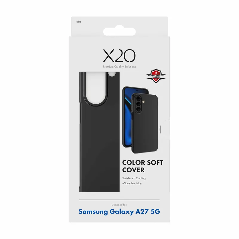 X2O Color Soft Skal Samsung Galaxy A27 5G Svart - 3410146