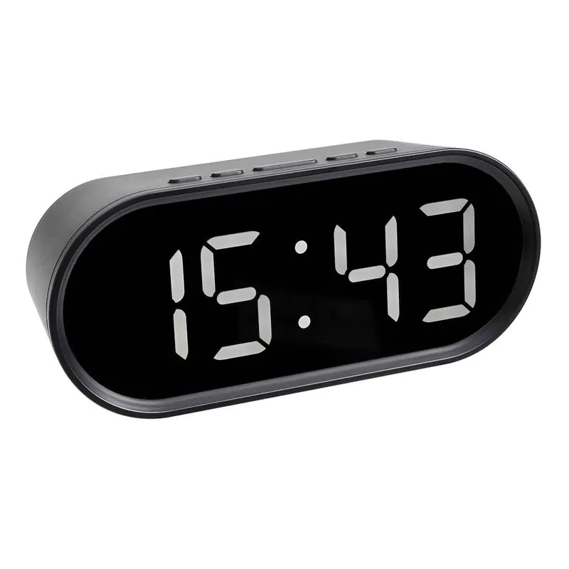 TFA Digital Väckarklocka LED-Siffror Svart - 1603354