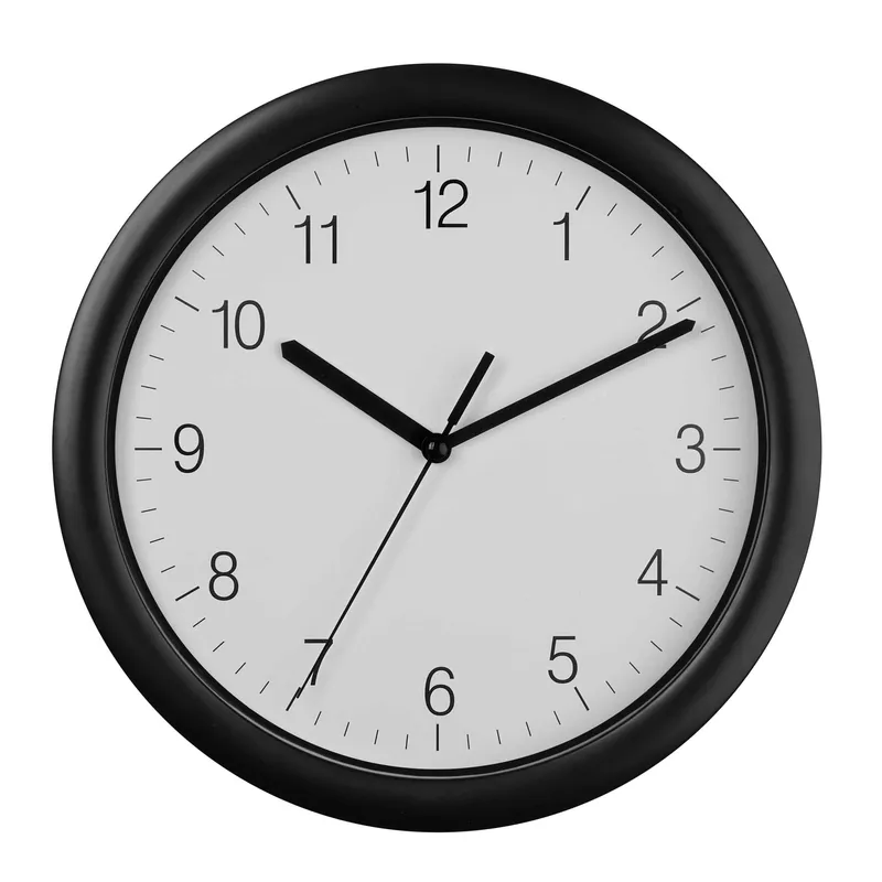 TFA Analog Väggklocka Svart - 1603766