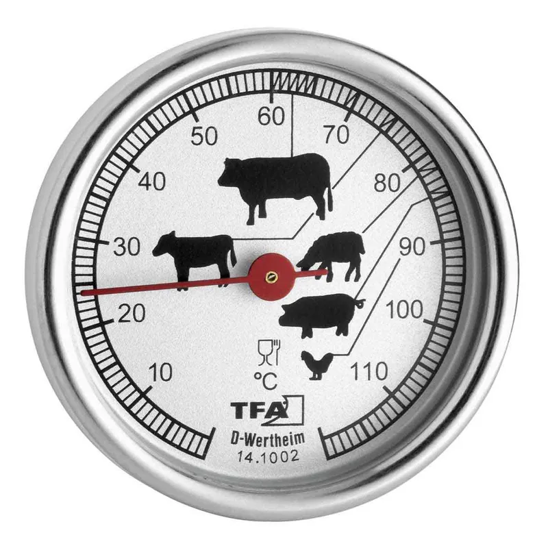TFA Analog Rosttermometer Silver - 1638041