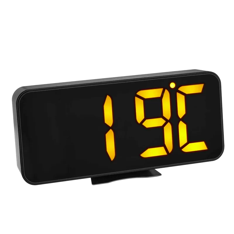 TFA Digital Väckarklocka LED-Siffror Svart - 1603545