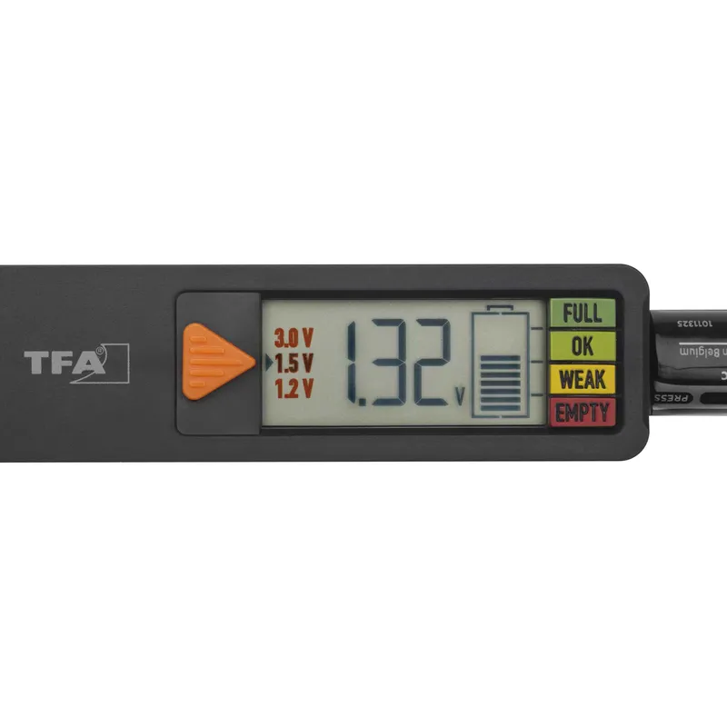 TFA Batteritestare BatteryCheck Svart - 1603628