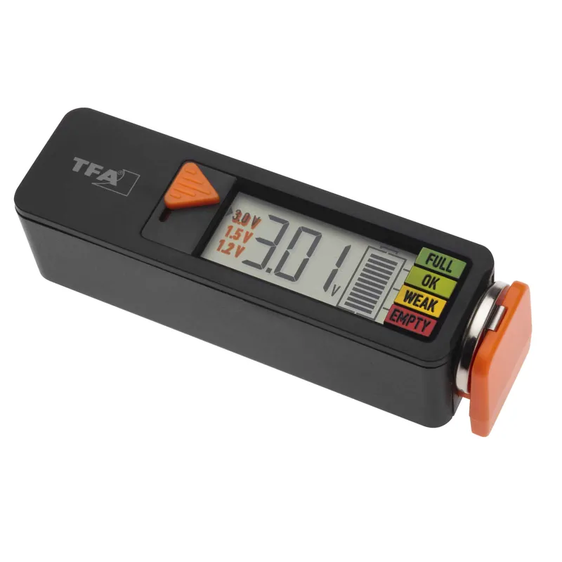TFA Batteritestare BatteryCheck Svart - 1603628
