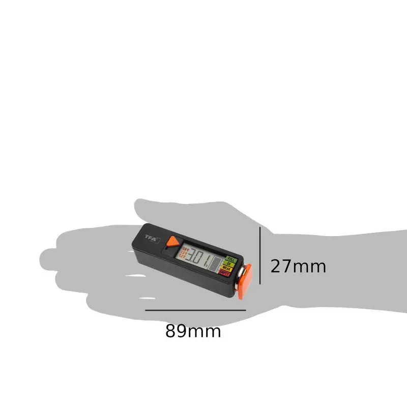 TFA Batteritestare BatteryCheck Svart - 1603628