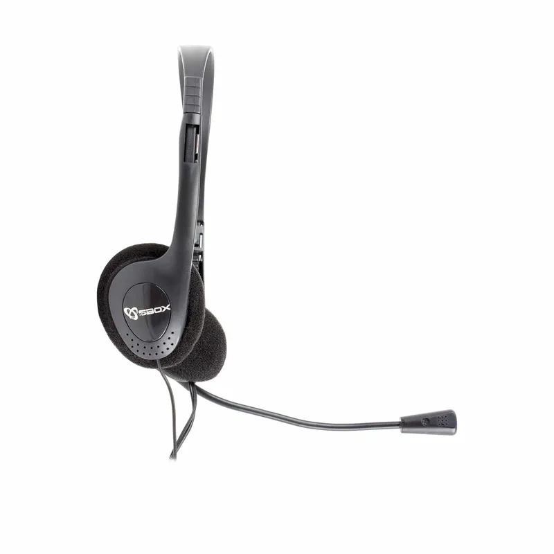 SBOX 3.5mm On-Ear Headset Svart - 2053148