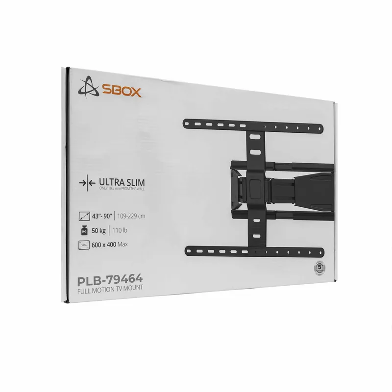 SBOX Fullt Rörligt Fäste VESA 600/90