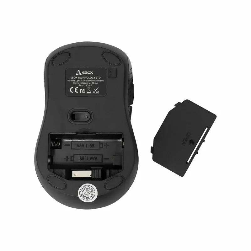 SBOX 2.4 GHz Trådlösa Mus 6D 1.600dpi Pink - 9450346