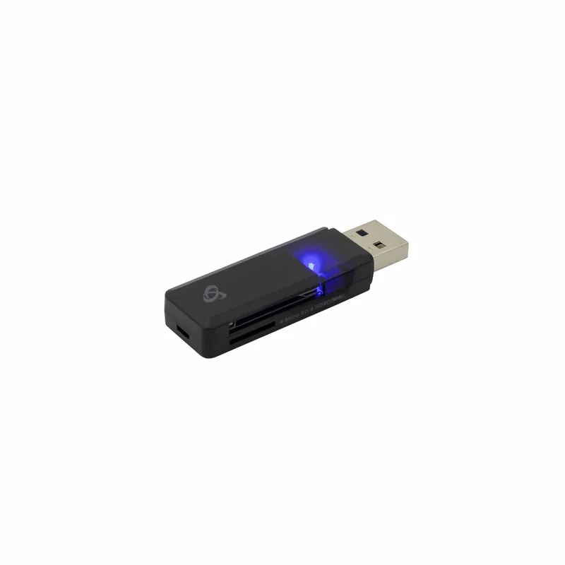 SBOX USB 3.0 Kortläsare microSD/SD/SDHC/SDXC Svart - 2053834