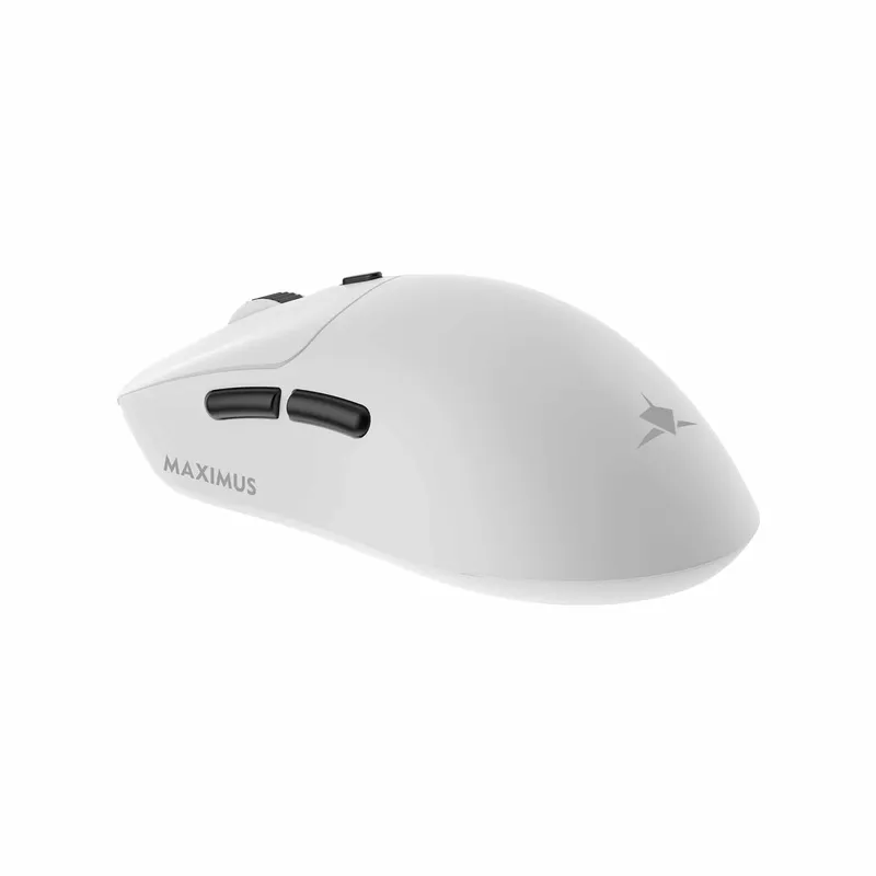 White Shark Premium MAXIMUS Trådlös Spelmus 6D 26.000dpi Vit - 9450807
