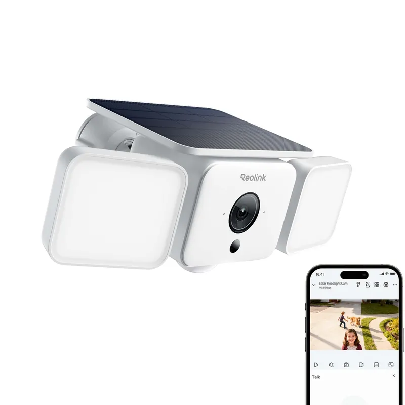 Reolink Solar Floodlight Batterikamera för utomhusbruk Wi-Fi Vit - 8503502
