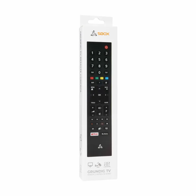 SBOX Fjärrkontroll för Grundig TV Svart - 9450799