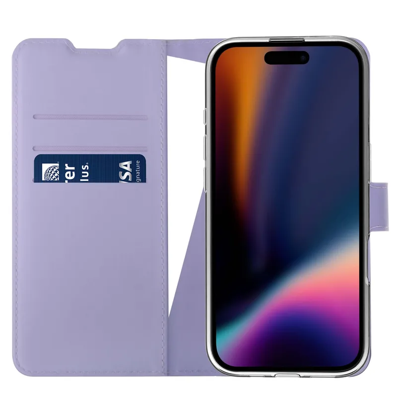 X2O Classic Wallet Plånboksfodral Apple iPhone 16 Lavender - 3410252