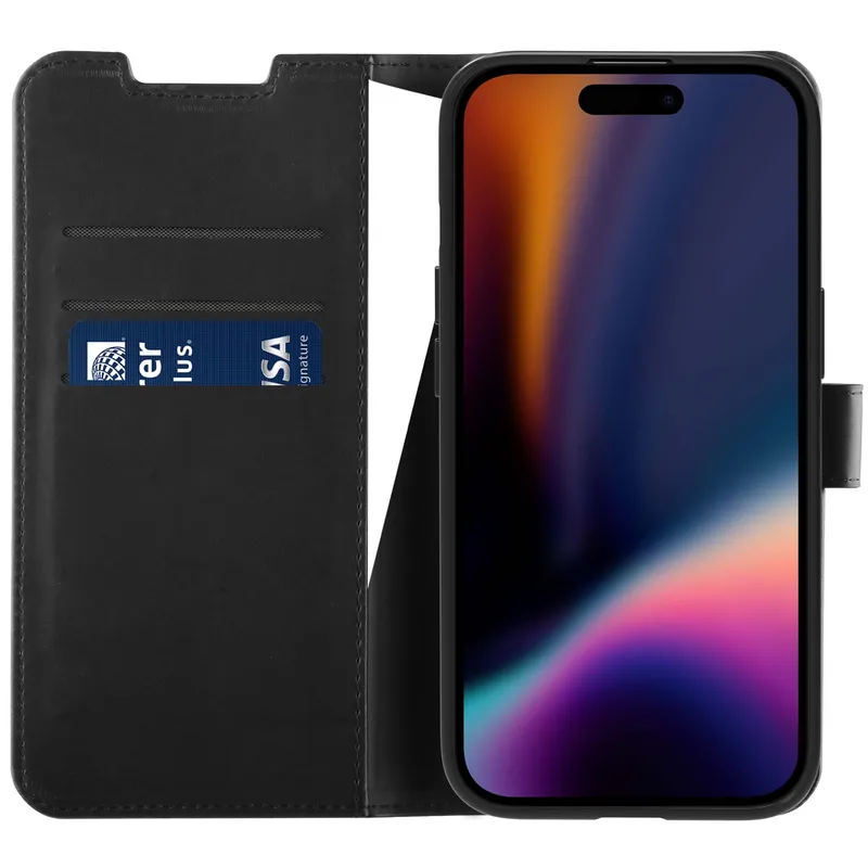 X2O Classic Wallet Plånboksfodral Apple iPhone 15/14/13 Svart - 3410253