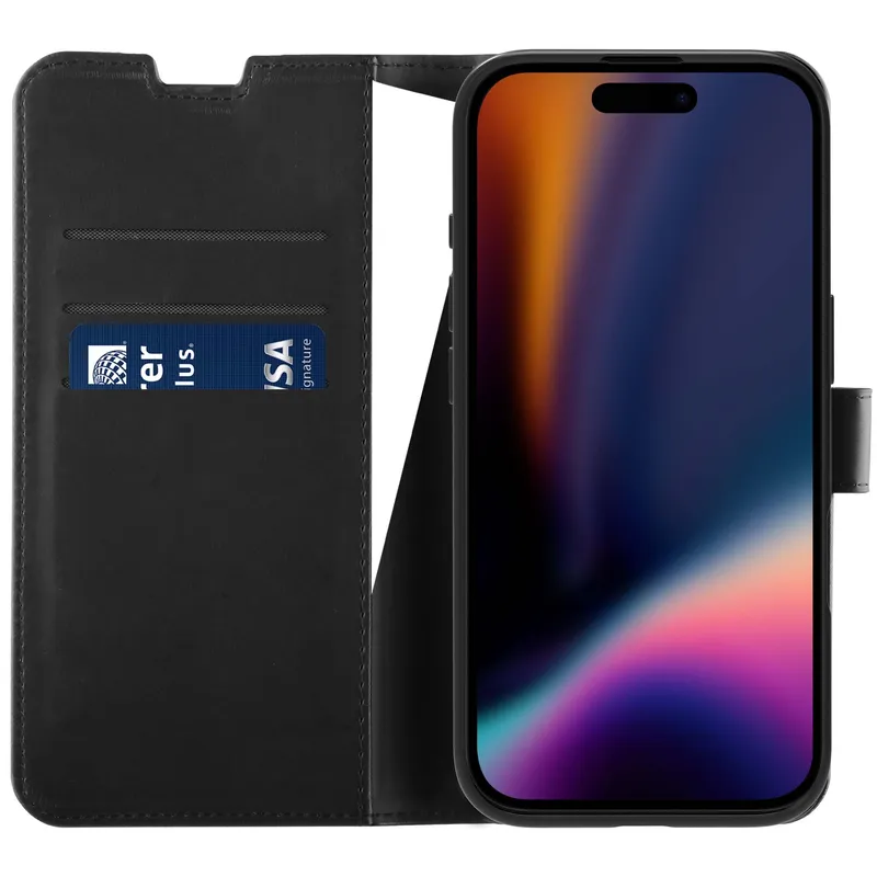 X2O Classic Wallet Plånboksfodral Apple iPhone 16 Svart - 3410251