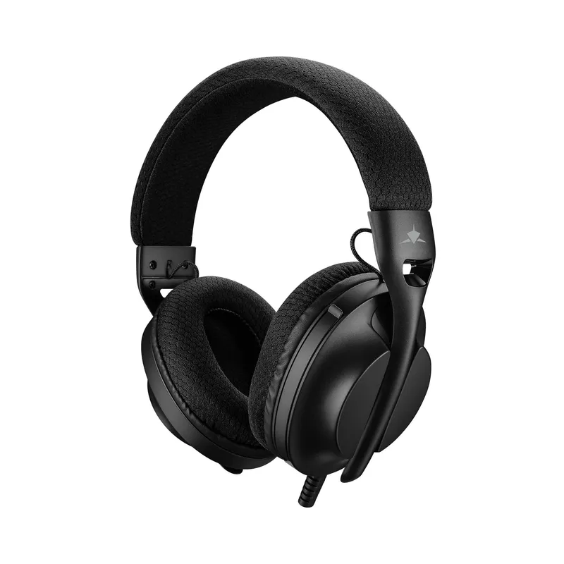 White Shark PARROT On-Ear Spelheadset Svart - 9450502