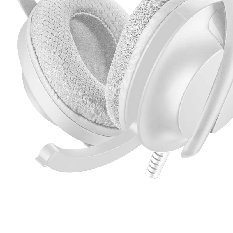 White Shark PARROT On-Ear Spelheadset Vit/Grå - 9450503
