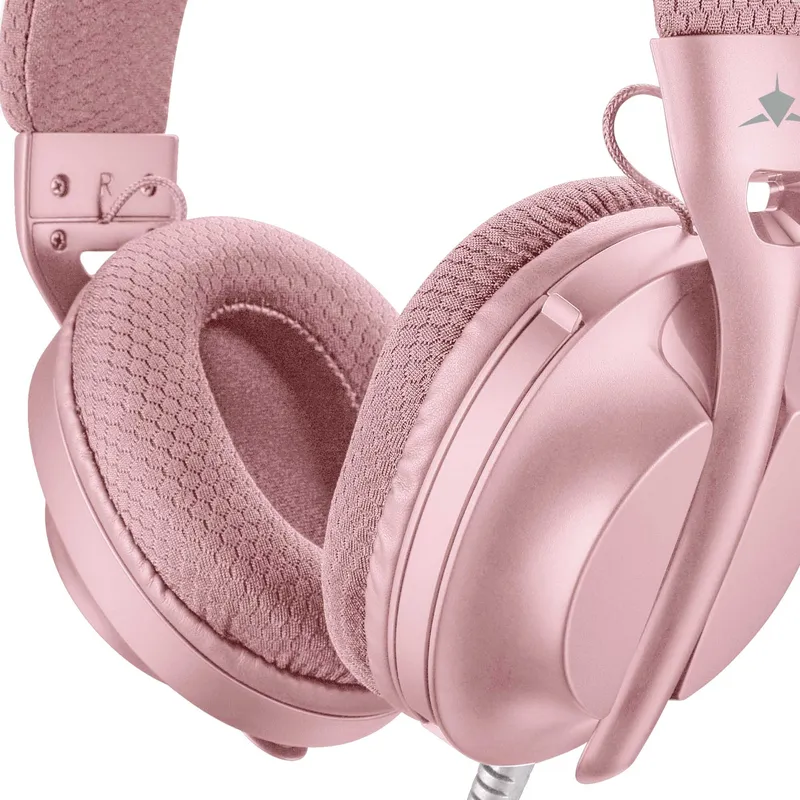 White Shark PARROT On-Ear Spelheadset Rosa - 9450504