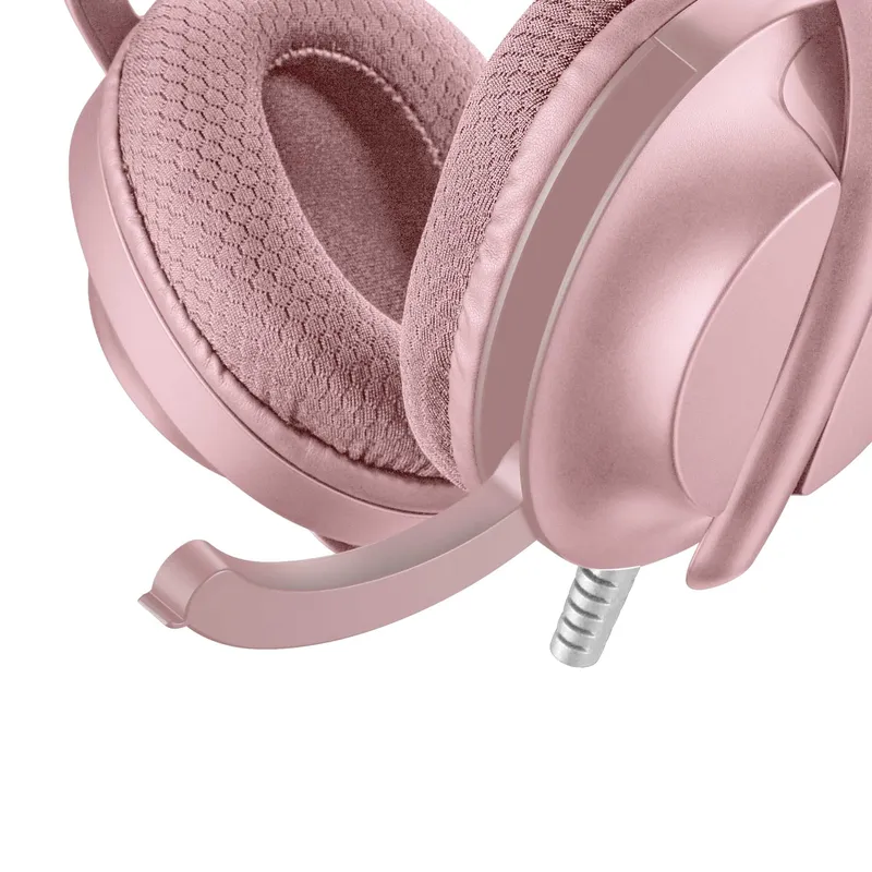 White Shark PARROT On-Ear Spelheadset Rosa - 9450504