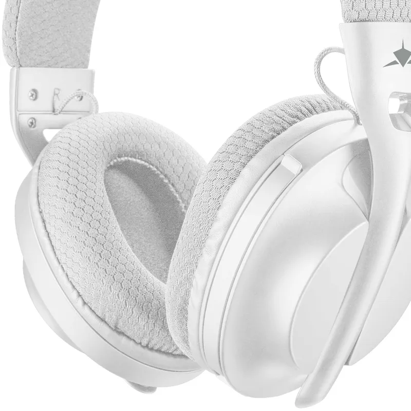 White Shark FALCON Trådlöst On-Ear Spelheadset Vit/Grå - 9450506